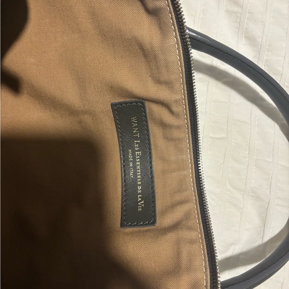 WANT Les Essentiels Grey Leather Tote - Picture 6 of 11